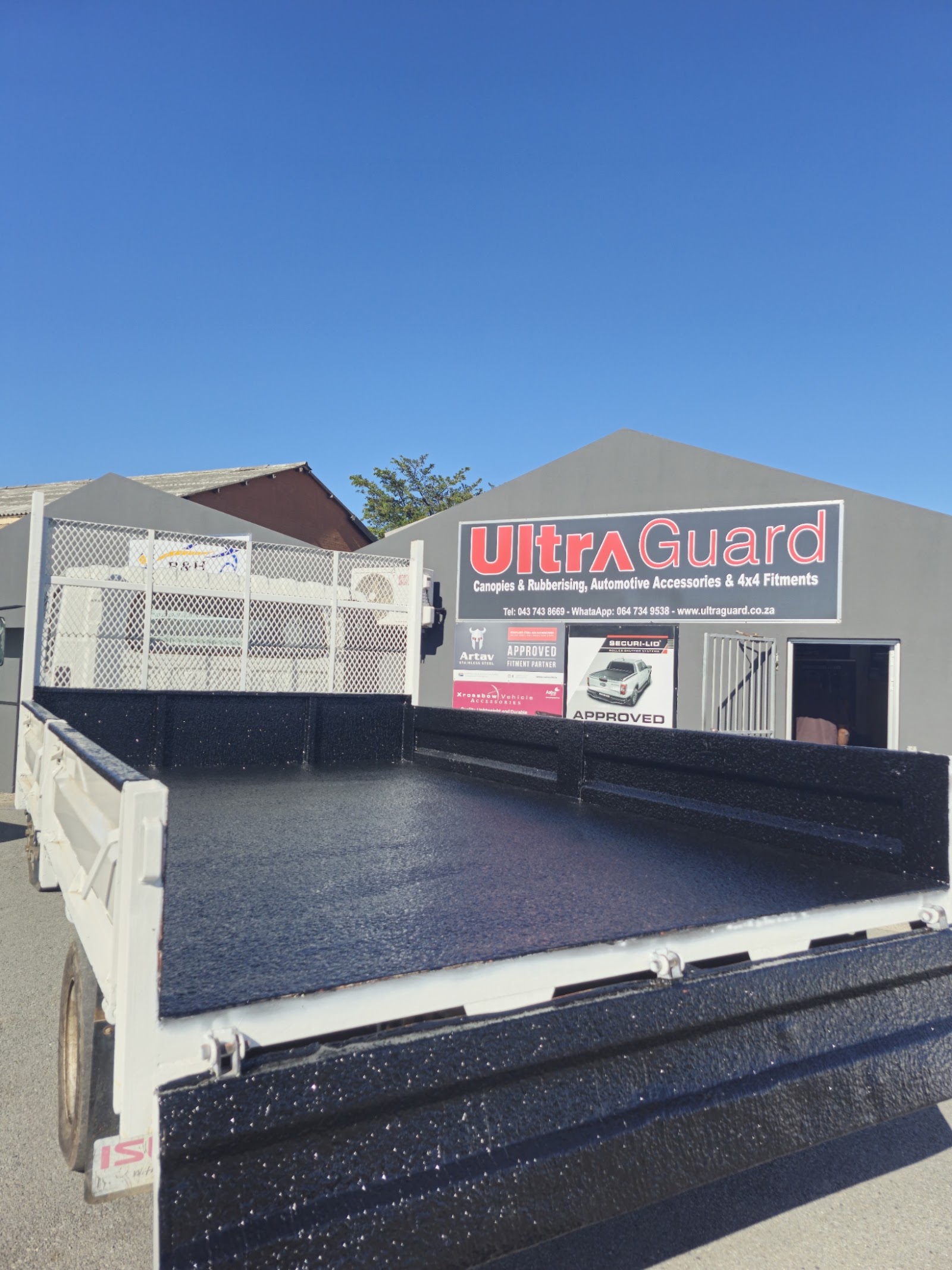 UltraGuard rubberising work