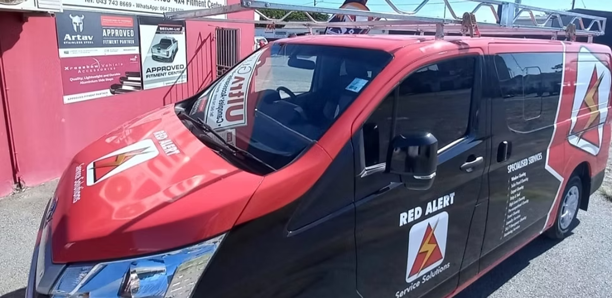 Roof rack for Toyota Quantum panel van