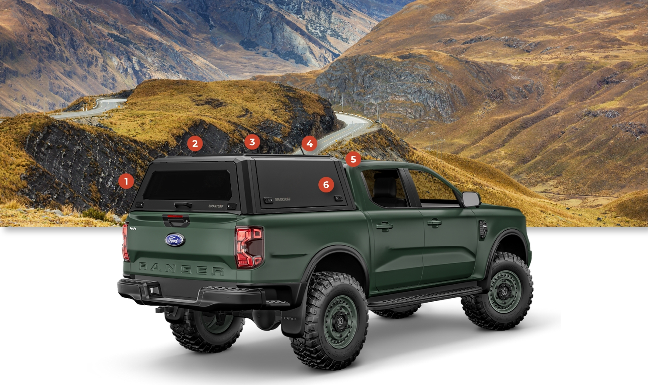SmartCap carrying adventure equipment on its roof rails
