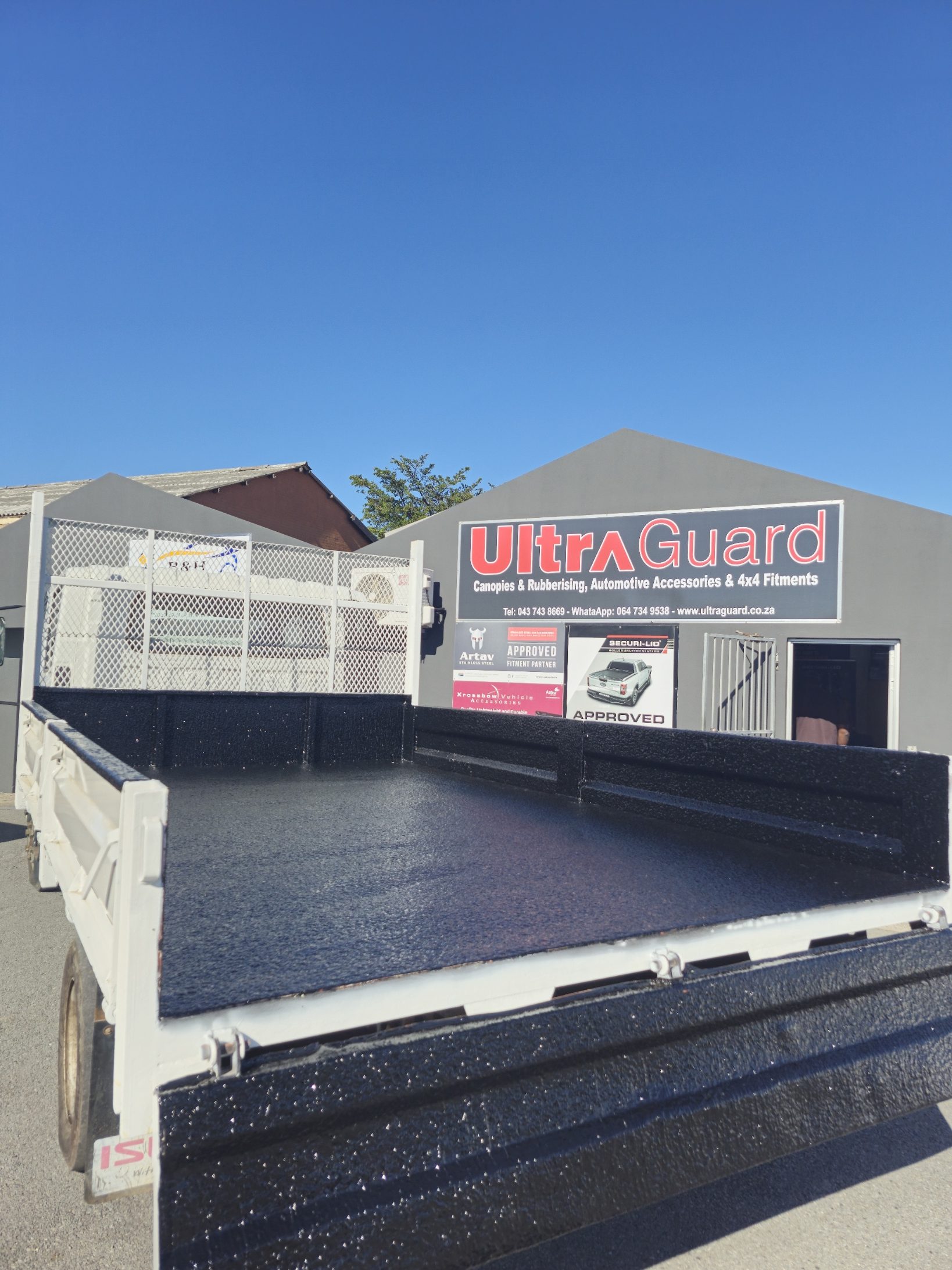 UltraGuard rubberising work